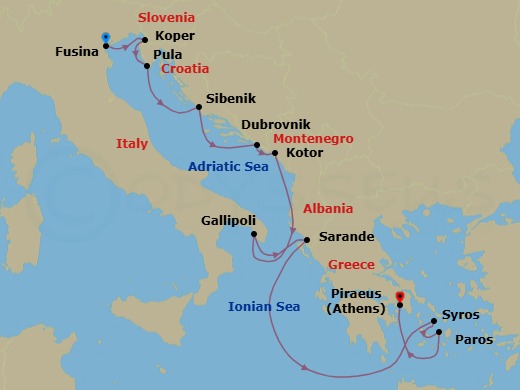 Cruise Map