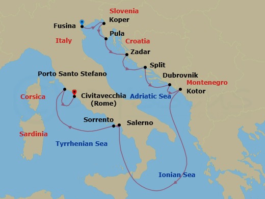 Cruise Map