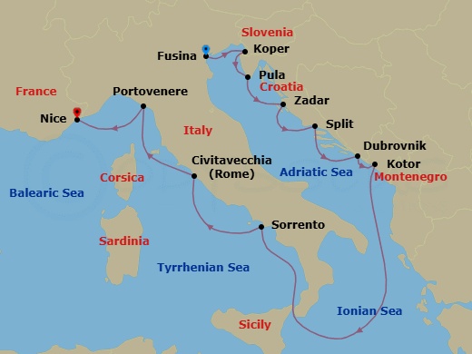 Cruise Map