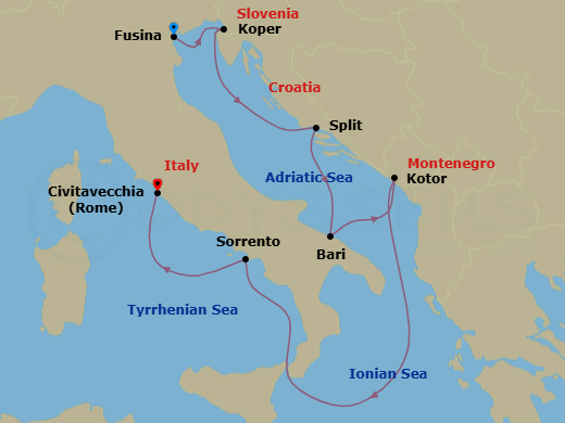 Cruise Map