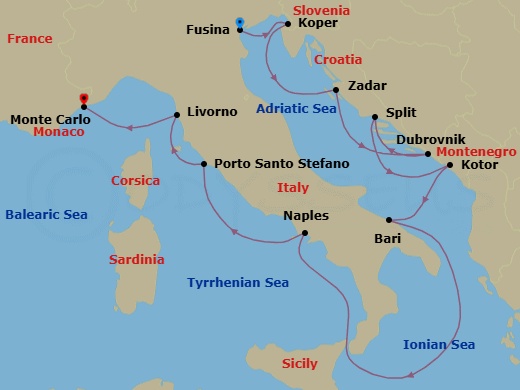 Cruise Map