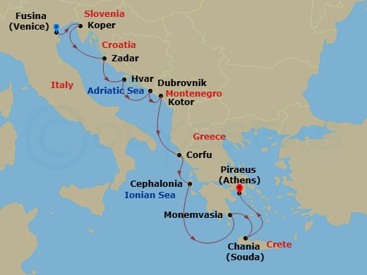 Cruise Map