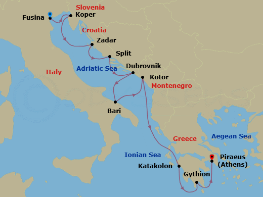 Cruise Map