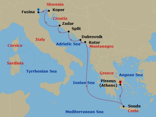 Cruise Map