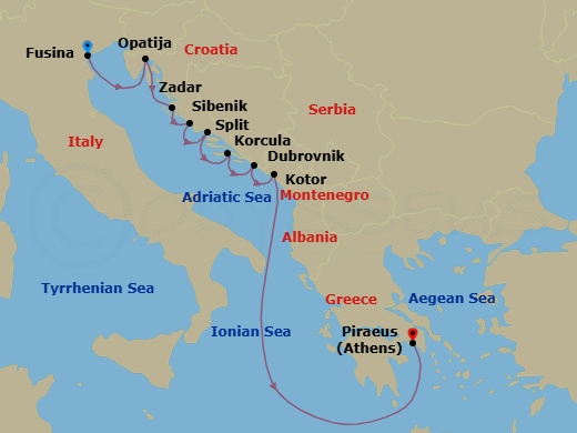 Cruise Map