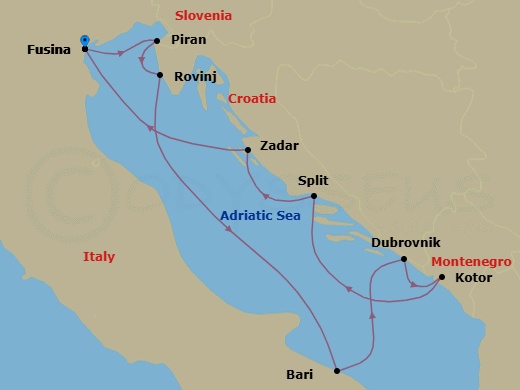 Cruise Map