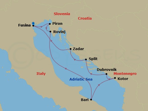 Cruise Map