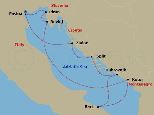 Cruise Map