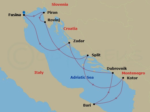 Cruise Map