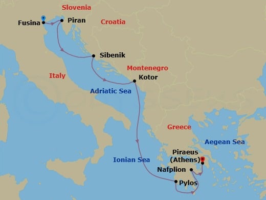 Cruise Map