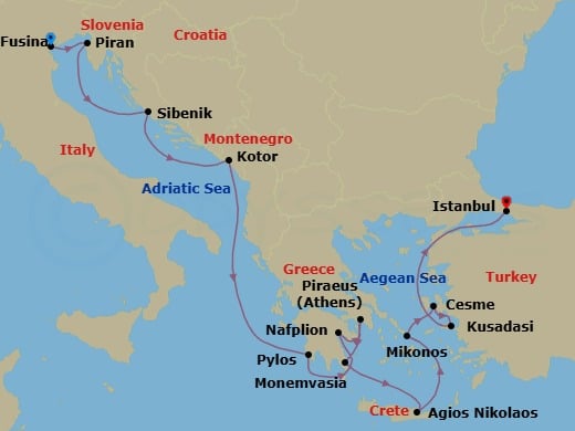 Cruise Map
