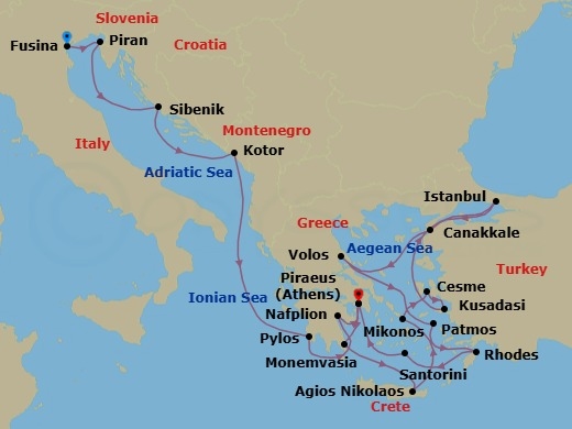 Cruise Map