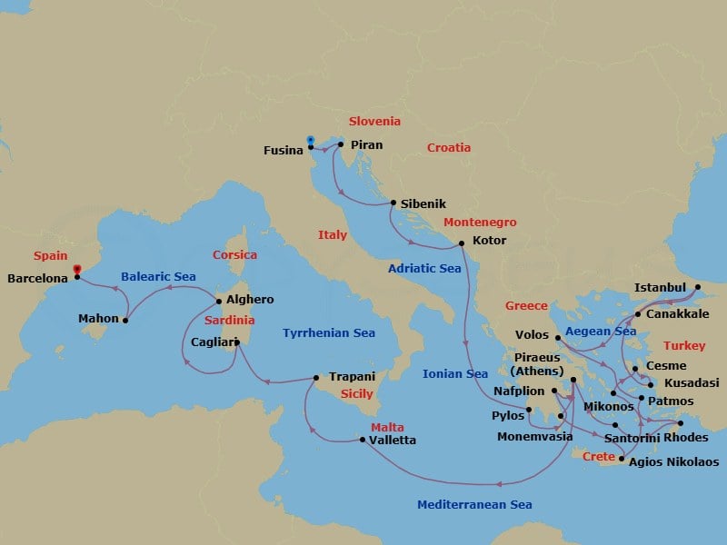 Cruise Map