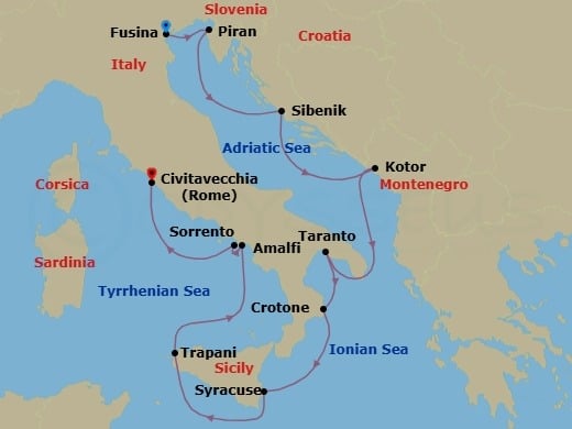 Cruise Map