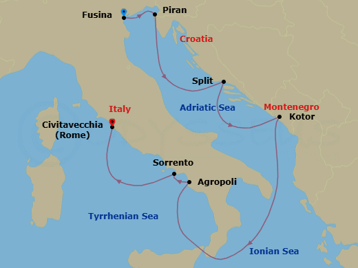 Cruise Map
