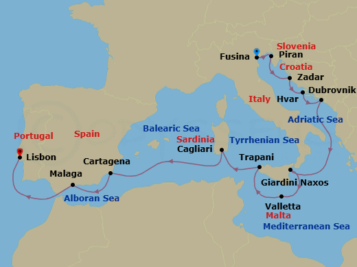 Cruise Map