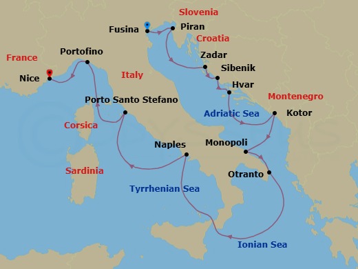 Cruise Map