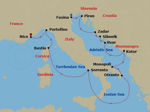 Cruise Map