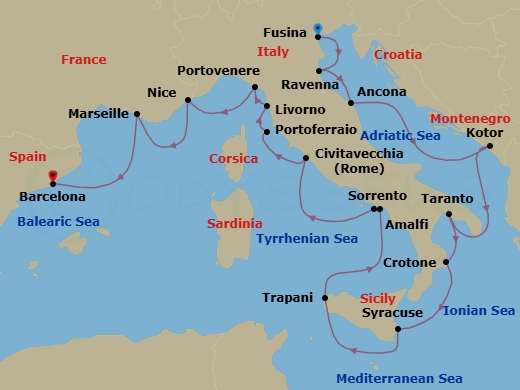 Cruise Map
