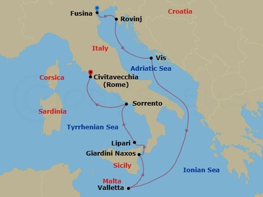 Cruise Map