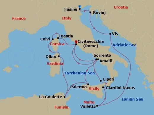 Cruise Map