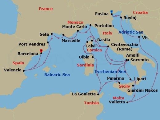 Cruise Map
