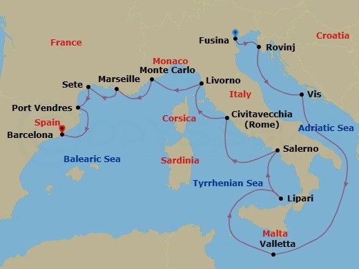 Cruise Map