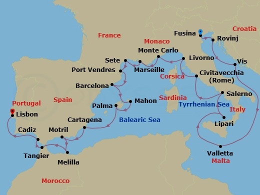 Cruise Map