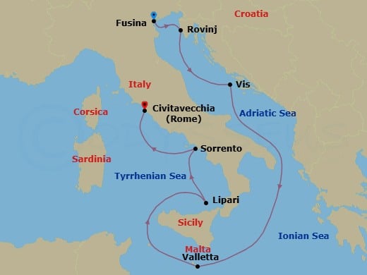 Cruise Map