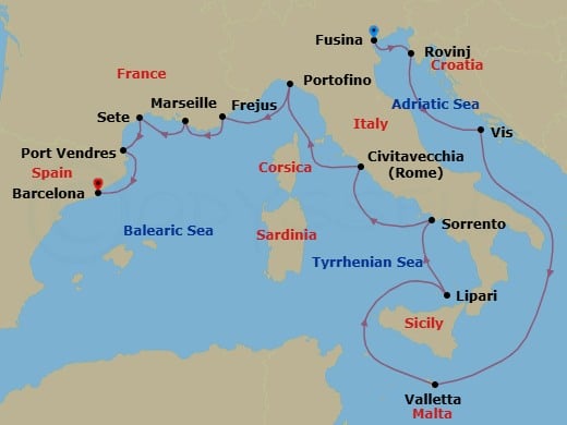 Cruise Map