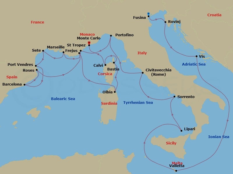 Cruise Map