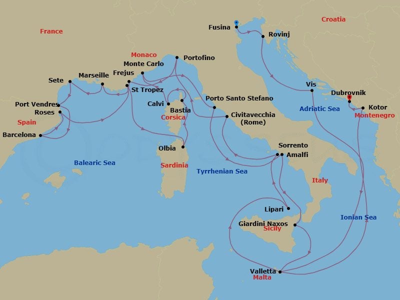 Cruise Map