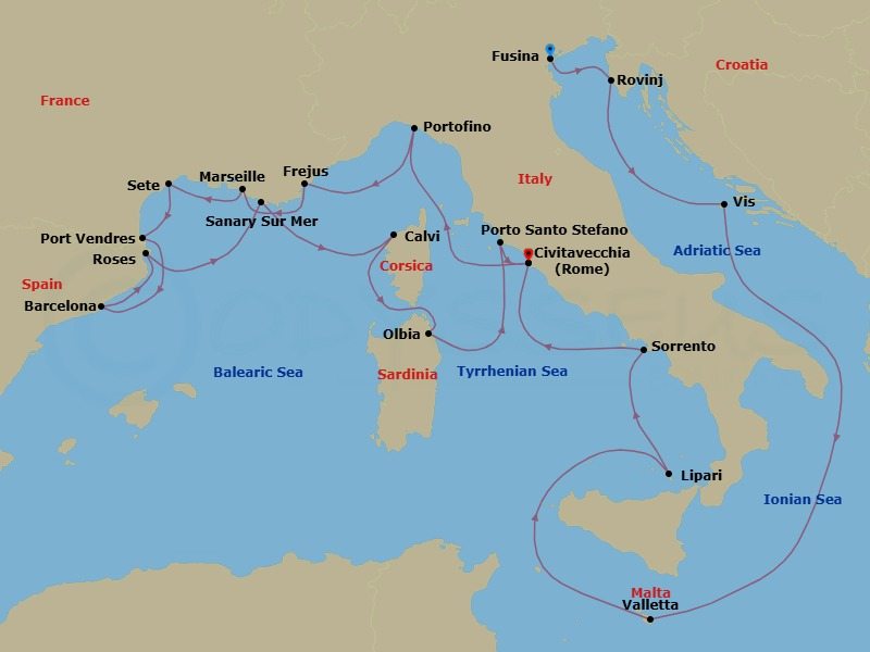 Cruise Map