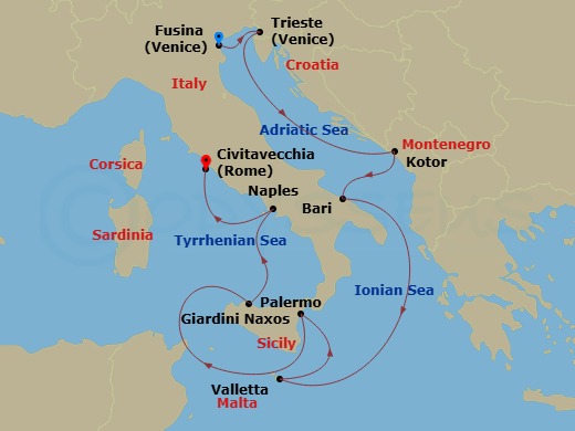 Cruise Map