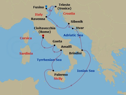 Cruise Map