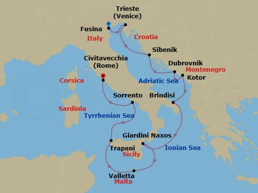 Cruise Map
