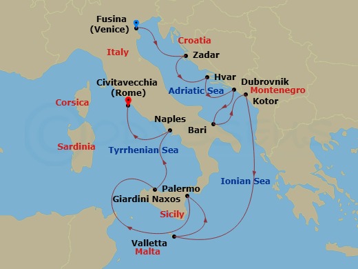 Cruise Map