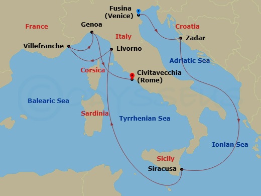 Cruise Map