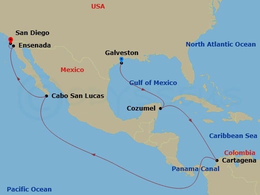 Cruise Map