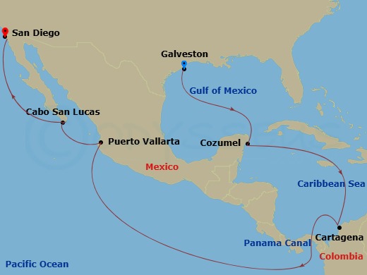 Cruise Map