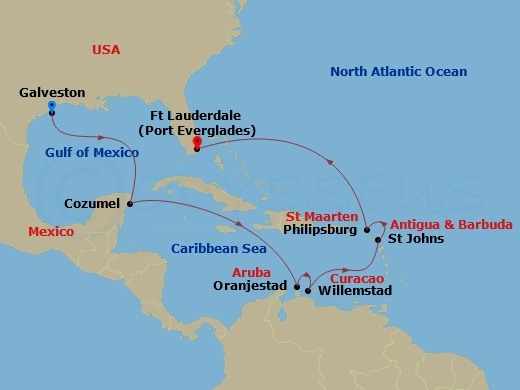 Cruise Map