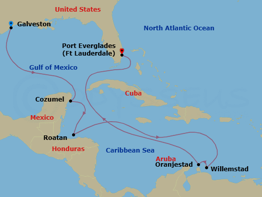 Cruise Map