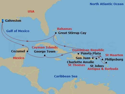 Cruise Map