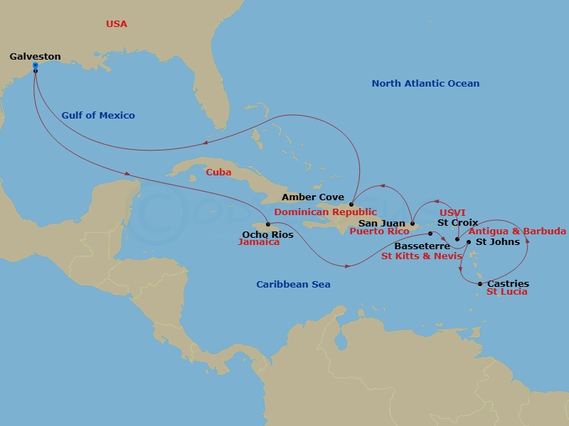 Cruise Map