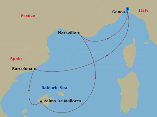 Cruise Map