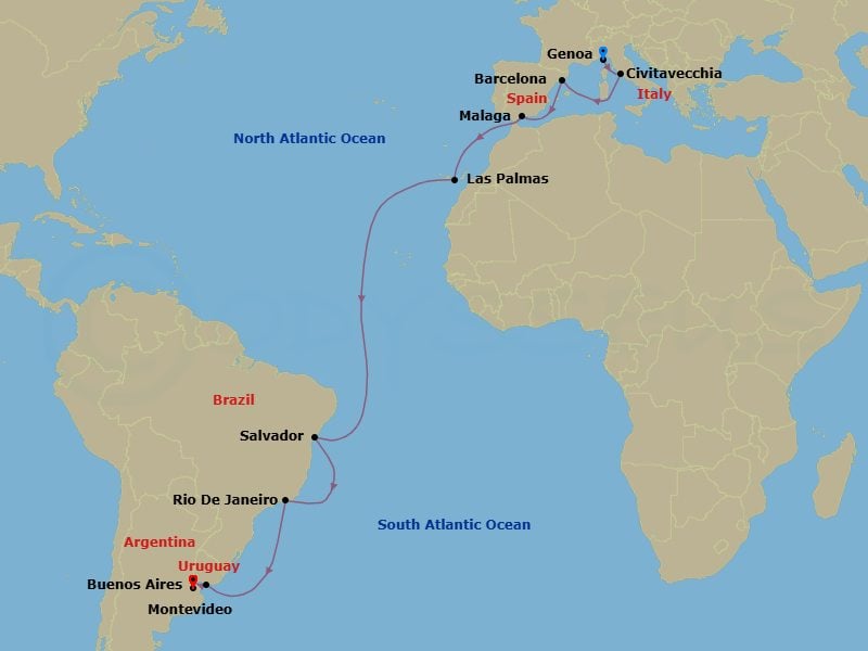 Cruise Map
