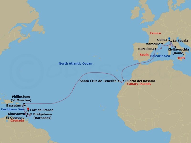 Cruise Map