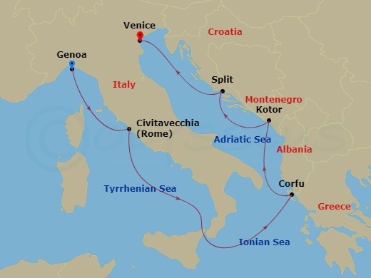Cruise Map