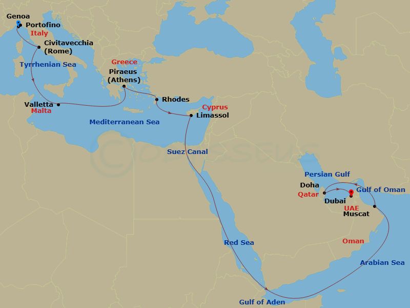 Cruise Map