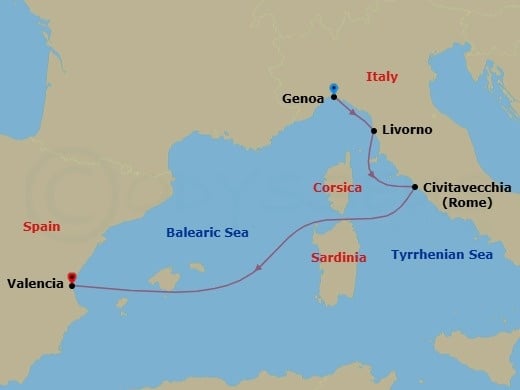 Cruise Map